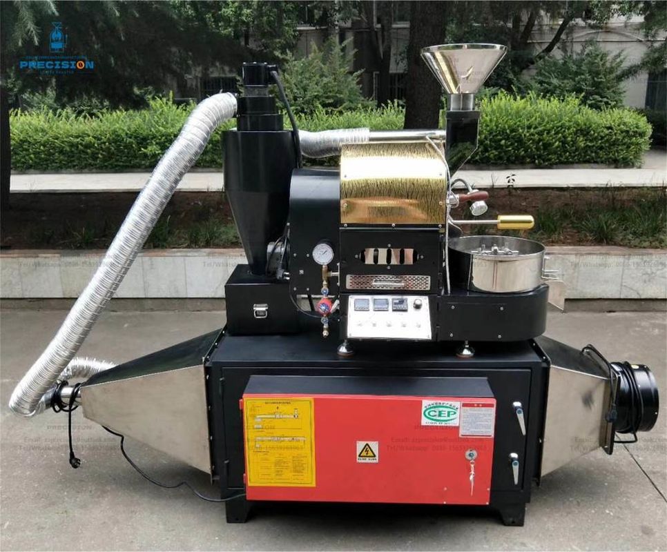 دقيقي 1kg برقي قهوه روستر فولاد ضد زنگ طبل برای استفاده از مغازه