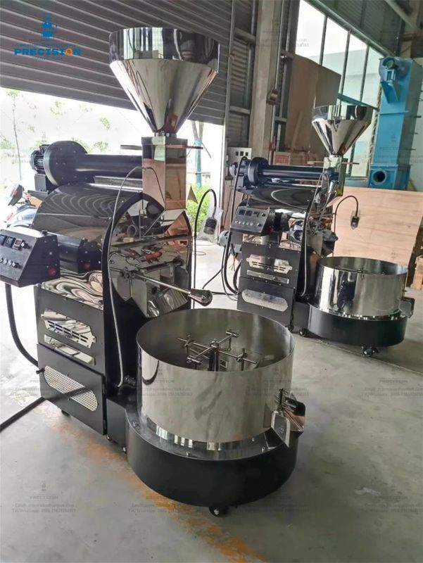 عرضه کننده کارخانه صنعتی الکتریکی 12kg 15kg 20kg 30kg 60kg 120kg ماشین سرخ کردن دانه های قهوه