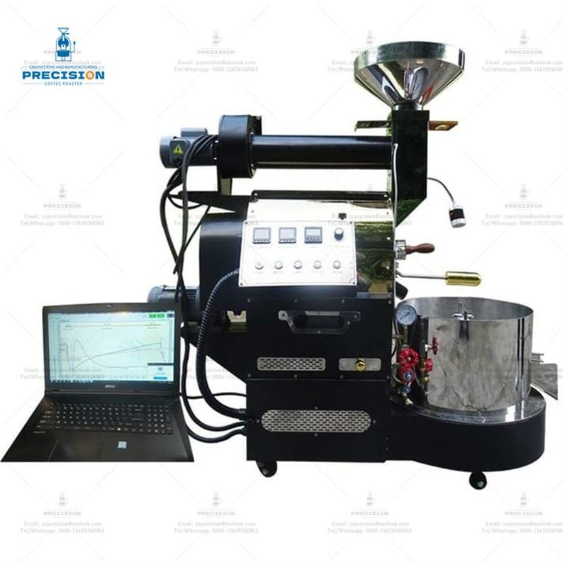 3 کیلوگرم قهوه سرخ کننده تجاری با 316 طبل فولاد ضد زنگ 200-3500 گرم در هر دسته