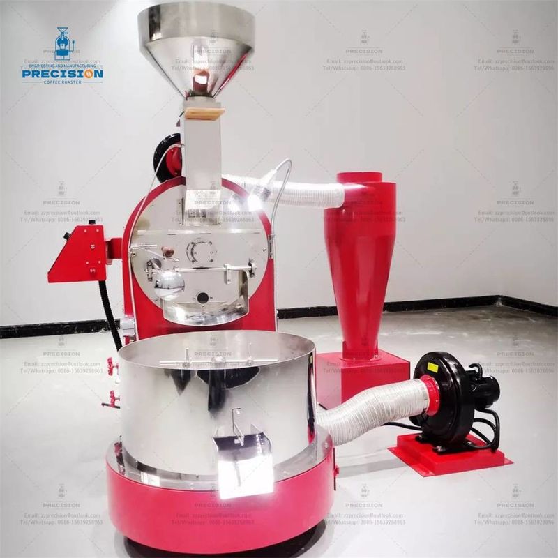 5 کیلوگرم 12 کیلوگرم 15 کیلوگرم گاز الکتریکی صنایع دستی قهوه دانه توستر توست ماشین 0-300C دمای تنظیم شده