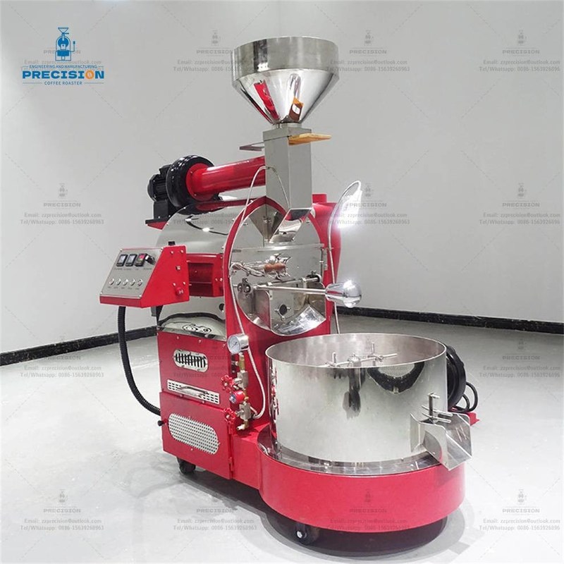گاز الکتریکی دستی خانه صنعتی 6 کیلوگرم 5 کیلوگرم 3 کیلوگرم 2 کیلوگرم ماشین سرخ کردن نمونه های کوچک دانه قهوه