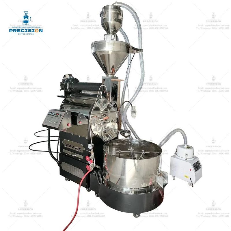 خانه تجاری 2 کیلوگرم 3 کیلوگرم 6 کیلوگرم ماشین الکتریکی قهوه روستر برای سرخ کردن قهوه گاز قهوه روستر ماشین